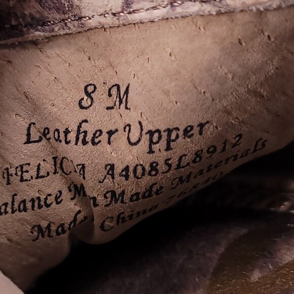 Sam Edelman Slip On Casual Snake Skin Ballet Flat Womens Size 8 Beige - Picture 8 of 8